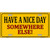 Have a Nice Day Metal Novelty License Plate