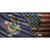 Maine/American Flag Novelty Metal License Plate