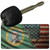 Washington/American Flag Novelty Metal Key Chain KC-12426