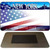 New York with American Flag Novelty Metal Magnet M-12361