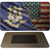 Connecticut/American Flag Novelty Metal Magnet M-12386