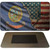 Idaho/American Flag Novelty Metal Magnet M-12391