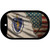 Massachusetts/American Flag Novelty Metal Dog Tag Necklace DT-12400