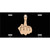 Middle Finger Novelty Metal License Plate