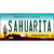 Sahuarita Arizona Novelty Metal License Plate