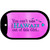 Hawaii Girl Novelty Metal Dog Tag Necklace DT-9802