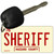 Sheriff Novelty Metal Key Chain KC-8717