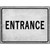 Enterance Novelty Metal Parking Sign