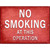 No Smoking  Novelty Metal Parking Sign