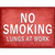 No Smoking  Novelty Metal Parking Sign P-2721