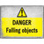 Danger Falling Objects Novelty Metal Parking Sign