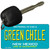 Green Chile New Mexico Green Novelty Metal Key Chain KC-12502