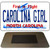 Carolina Girl North Carolina Novelty Metal Magnet M-12533