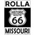 Rolla Missouri Historic Route 66 Novelty Metal Parking Sign