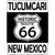 Tucumcari New Mexico Historic Route 66 Novelty Metal Parking Sign
