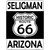 Seligman Arizona Historic Route 66 Novelty Metal Parking Sign