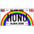 Honu Hawaii Novelty Metal License Plate