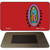 Virgin Mary Red Offset Novelty Metal Magnet M-4190