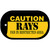 Caution Rays Fan Area Novelty Metal Dog Tag Necklace DT-2647