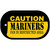 Caution Mariners Fan Area Novelty Metal Dog Tag Necklace DT-2650