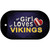 This Girl Loves Her Vikings Novelty Metal Dog Tag Necklace DT-8060