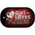 This Girl Loves Her Flames Novelty Metal Dog Tag Necklace DT-8462