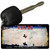 Texas Rusty Blank Key Chain KC-8160