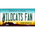 Wildcats Fan Novelty Metal License Plate