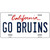Go Bruins Novelty Metal License Plate