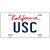 USC Novelty Metal License Plate