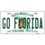 Go Florida Novelty Metal License Plate