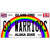 Go Warriors Novelty Metal License Plate