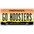 Go Hoosiers Novelty Metal License Plate Tag