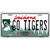 Louisiana Go Tigers Novelty Metal License Plate Tag