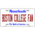 Boston College Fan Novelty Metal License Plate