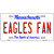 Eagles Fan Novelty Metal License Plate