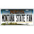 Montana State Fan Novelty Metal License Plate