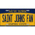 Saint Johns Fan Novelty Metal License Plate