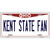 Kent State Fan Novelty Metal License Plate