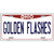 Golden Flashes Novelty Metal License Plate
