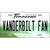 Vanderbilt Fan Novelty Metal License Plate