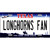 Longhorns Fan Novelty Metal License Plate