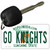 Go Knights Novelty Metal Key Chain KC-12703