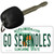 Go Seminoles Novelty Metal Key Chain KC-12712
