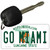 Go Miami Novelty Metal Key Chain KC-12714