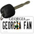 Georgia Fan Novelty Metal Key Chain KC-12725