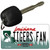 Tigers Fan Novelty Metal Key Chain KC-12802