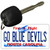 Go Blue Devils Novelty Metal Key Chain KC-12932
