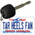 Tar Heels Fan Novelty Metal Key Chain KC-12941