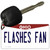 Flashes Fan Novelty Metal Key Chain KC-12962